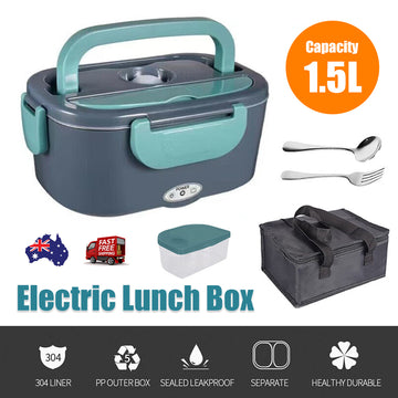 Electric Lunch Box Food Warmer Portable Leakproof 1.5L