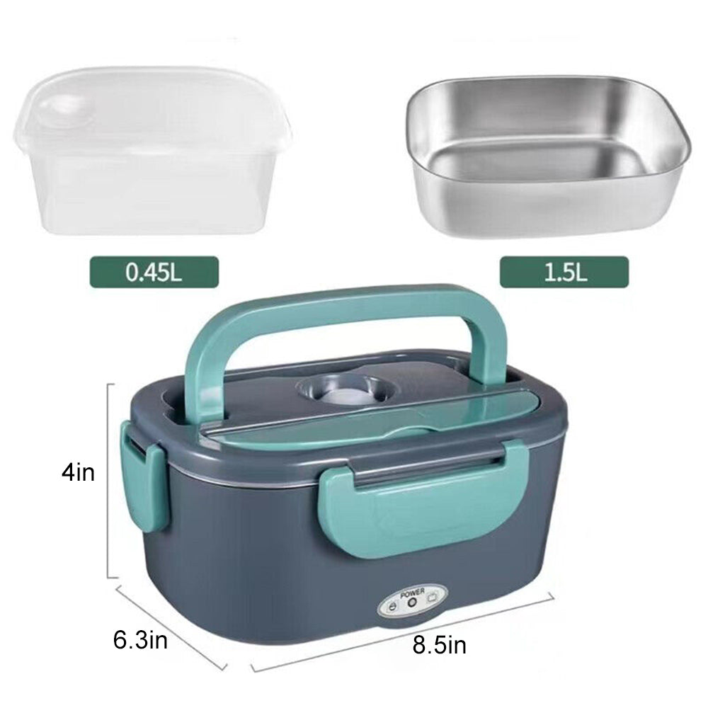 Electric Lunch Box Food Warmer Portable Leakproof 1.5L