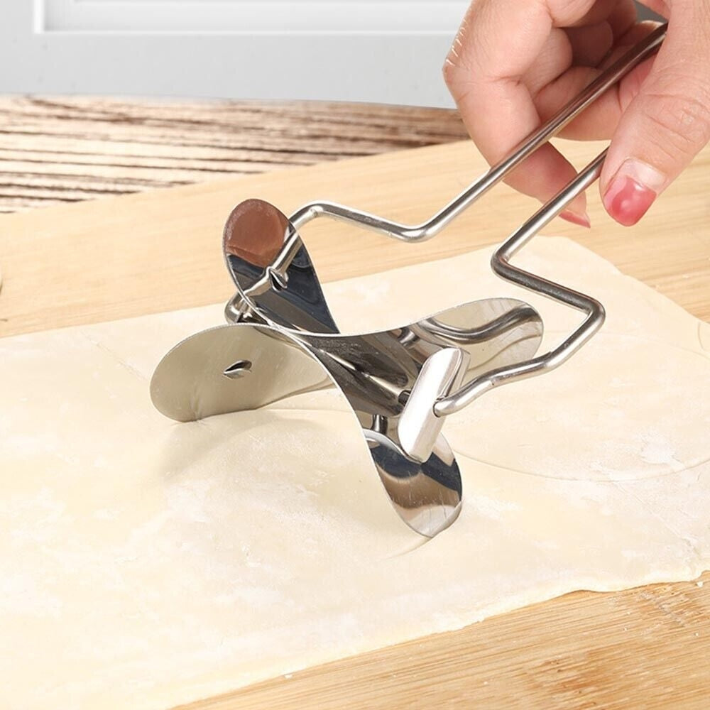 Stainless Steel Dumpling Maker Set with Pastry Wheel Ravioli Cutter
