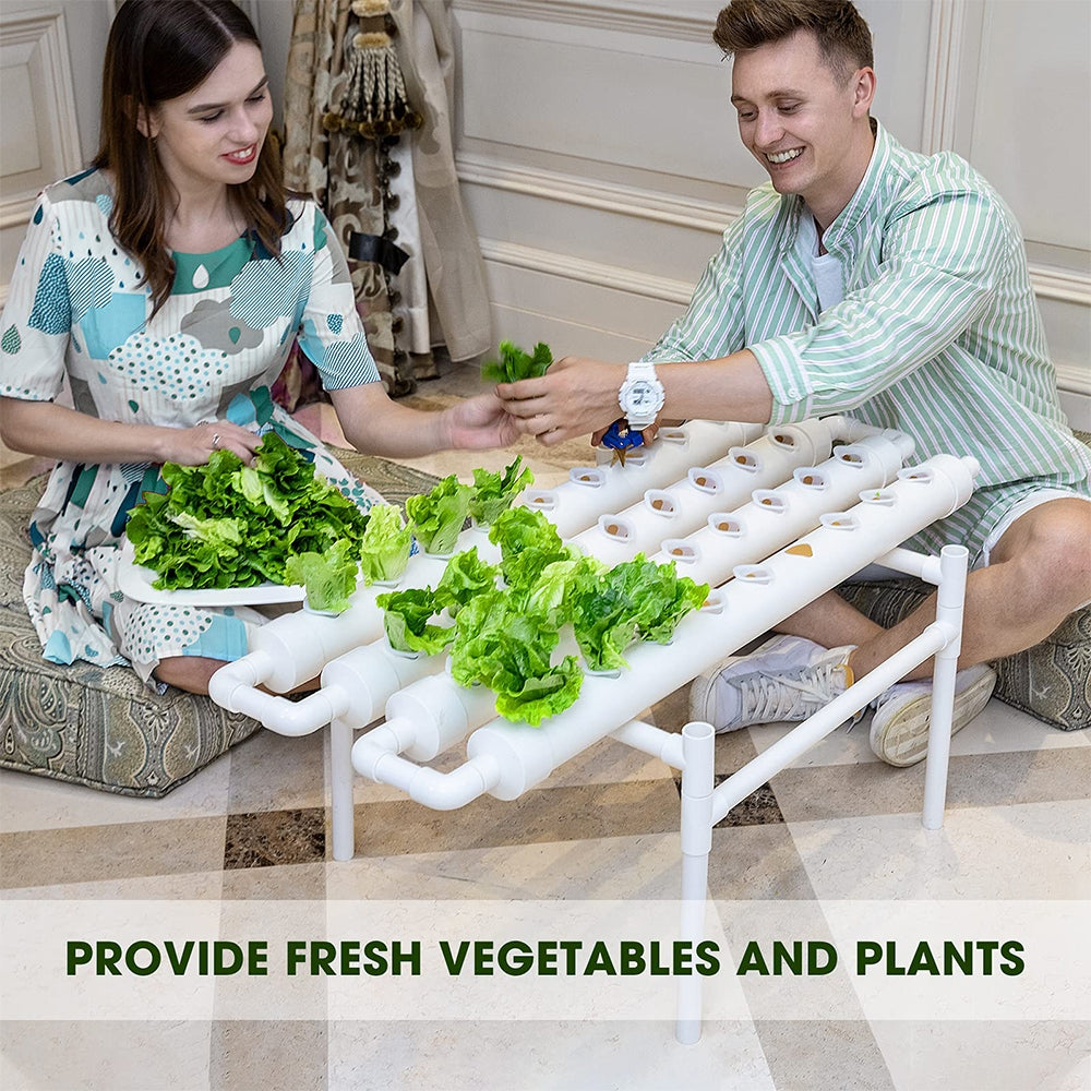 36-Site Hydroponic Growing System with Timer Water Pump 220V