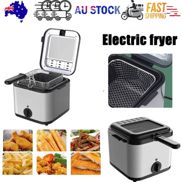 Vortaz Electric Deep Fryer with Folding Basket 2.5L 1000W