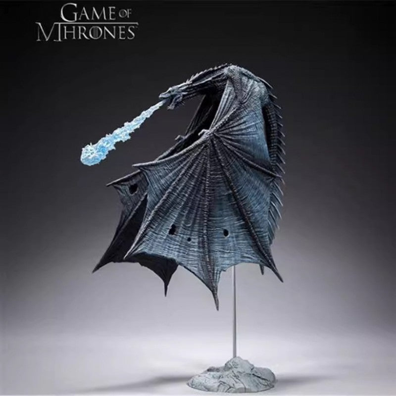 Game of Thrones Viserion Ice Dragon Collectible Statue PVC