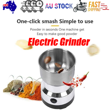 Stainless Steel Coffee Grinder 300ml Bean and Spice