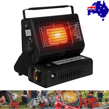 Portable Camping Gas Heater Stove with Piezo Ignition 1300W