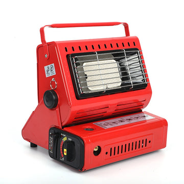 Camping Portable Butane Gas Heater Red