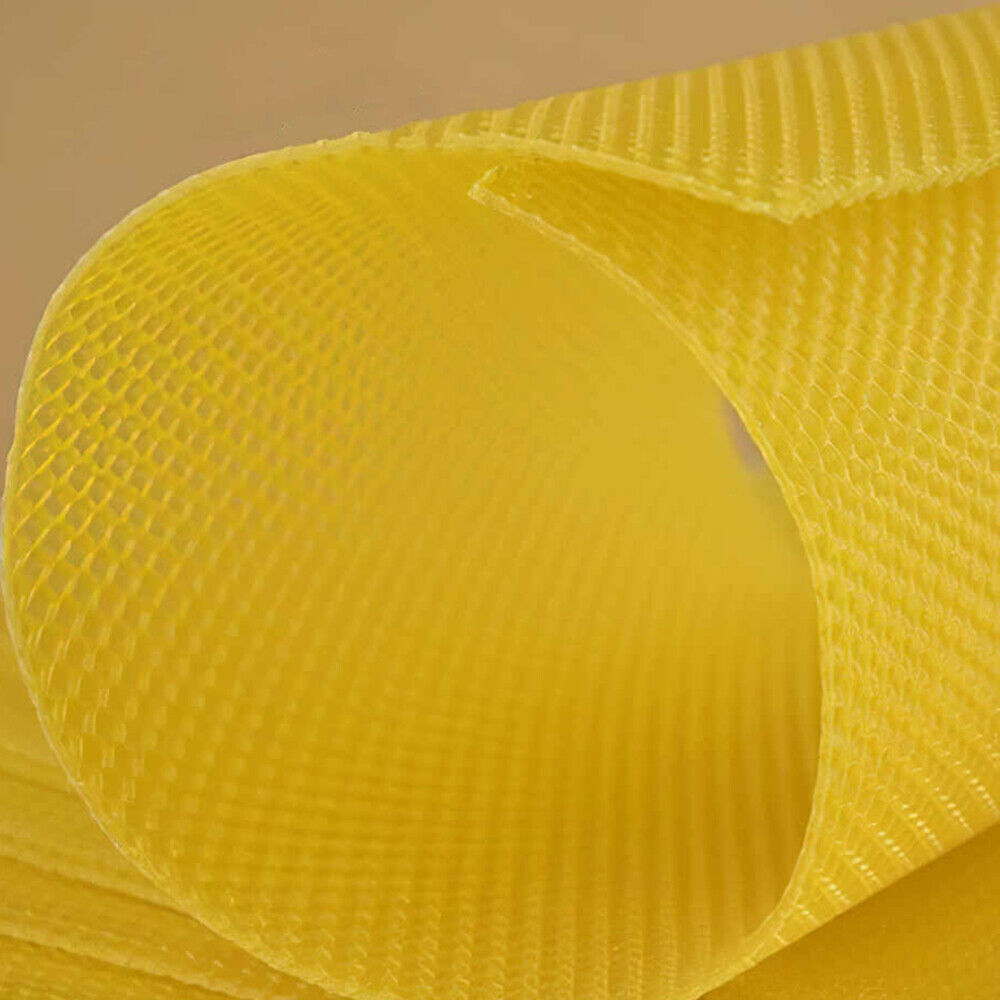 30 Pack Beeswax Honeycomb Foundation Sheets 195x415mm for Beekeeping