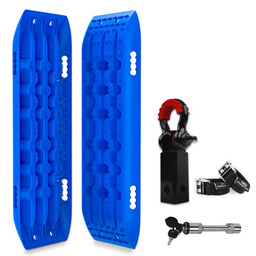 X-BULL Recovery Hitch Receiver 5T for 4WD Blue Aluminium