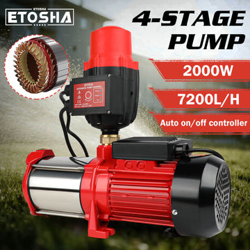 Etosha 2000W 4-Stage Tank Pressure Pump Farm Irrigation