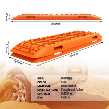 X-BULL 4WD Recovery Tracks Sand Mud Snow 10 Ton Load Capacity