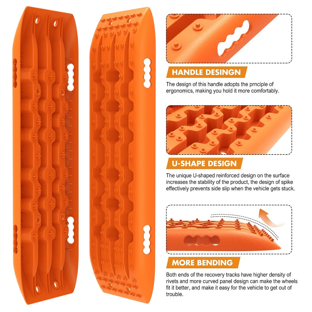 X-BULL 4WD Recovery Tracks Sand Mud Snow 10 Ton Load Capacity