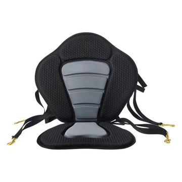 Adjustable Kayak Seat with Backrest EVA Foam Black Grey