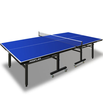 Proflex Foldaway Table Tennis Table with Ball Pack Blue