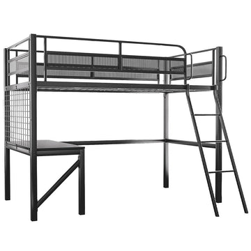 Kingston Slumber Gaming Loft Bed Space Saving Metal Frame