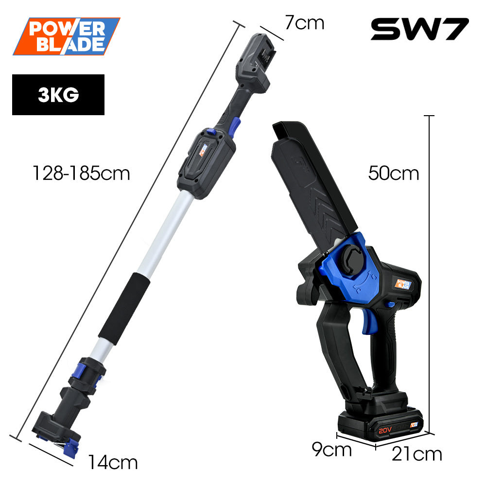 PowerBlade Convertible Pole Saw 20V 6 inch Bar Telescopic
