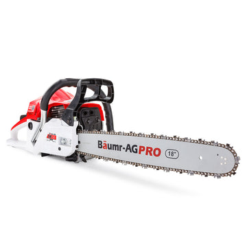 Baumr-AG 45CC Commercial Petrol Chainsaw 18 Inch E-Start