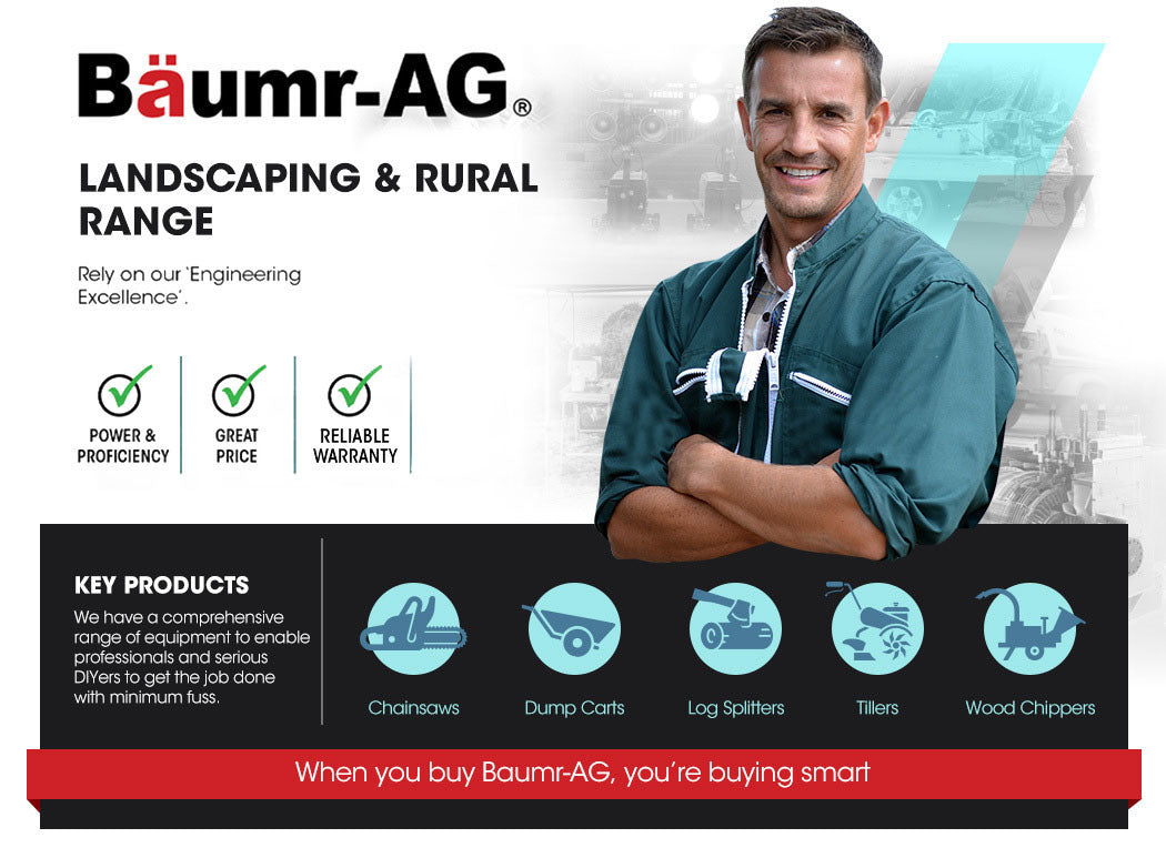 Baumr-AG 45CC Commercial Petrol Chainsaw 18 Inch E-Start