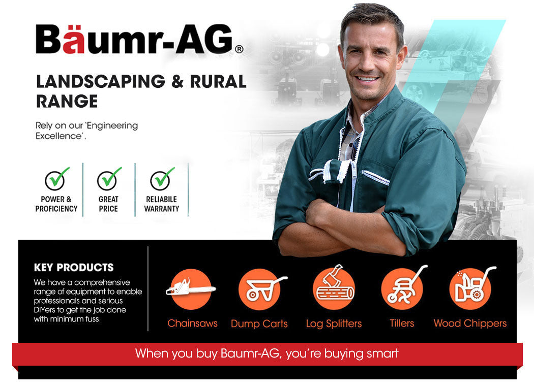 Baumr-AG 52cc Commercial Chainsaw 20 Inch Bar E-Start
