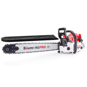 Baumr-AG Commercial Chainsaw 24in Bar 72cc E-Start Top Handle