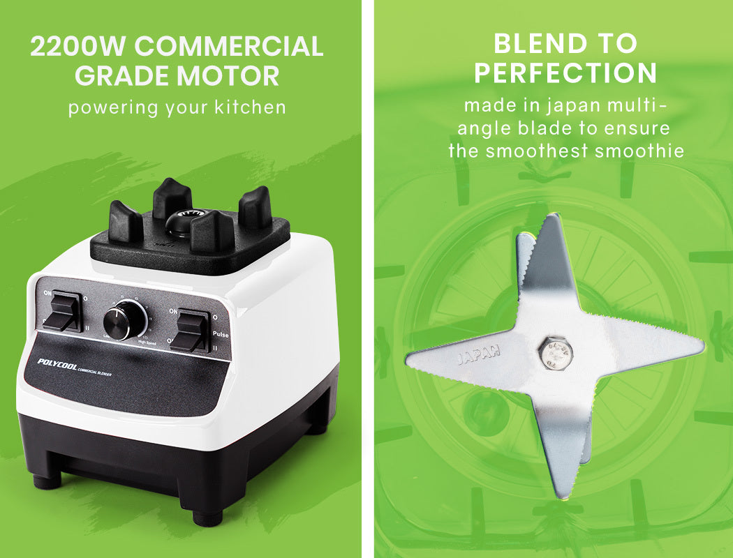 PolyCool 2L Commercial Blender 2200W White