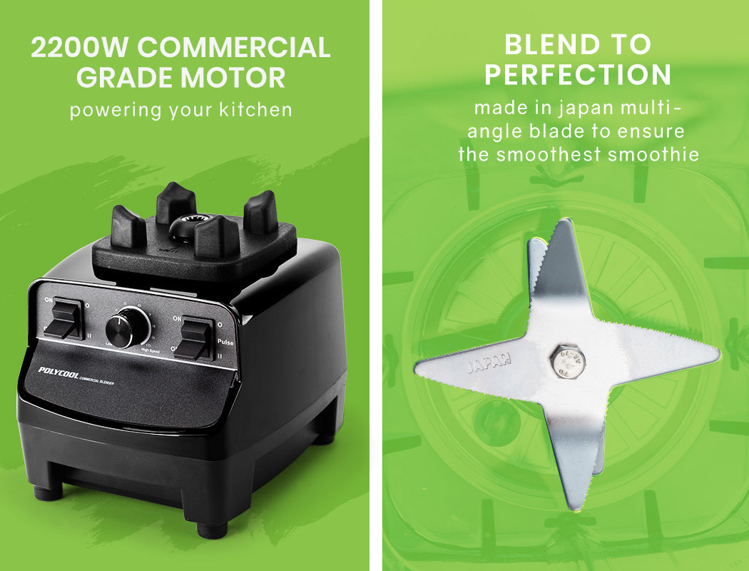 PolyCool 2L Commercial Blender 2200W Black
