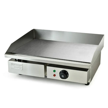 Thermomate Electric Griddle Plate 2400W Commercial BBQ Stainless Steel