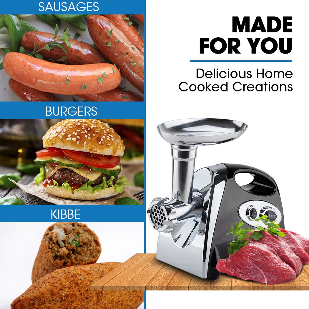 EuroChef Electric Meat Grinder 1800W Black