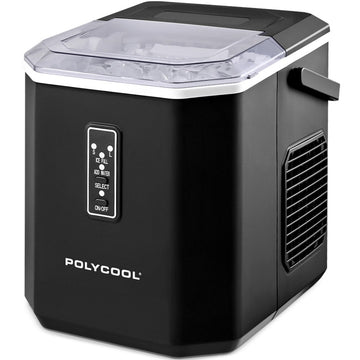PolyCool Portable Ice Maker 12kg per Day Black