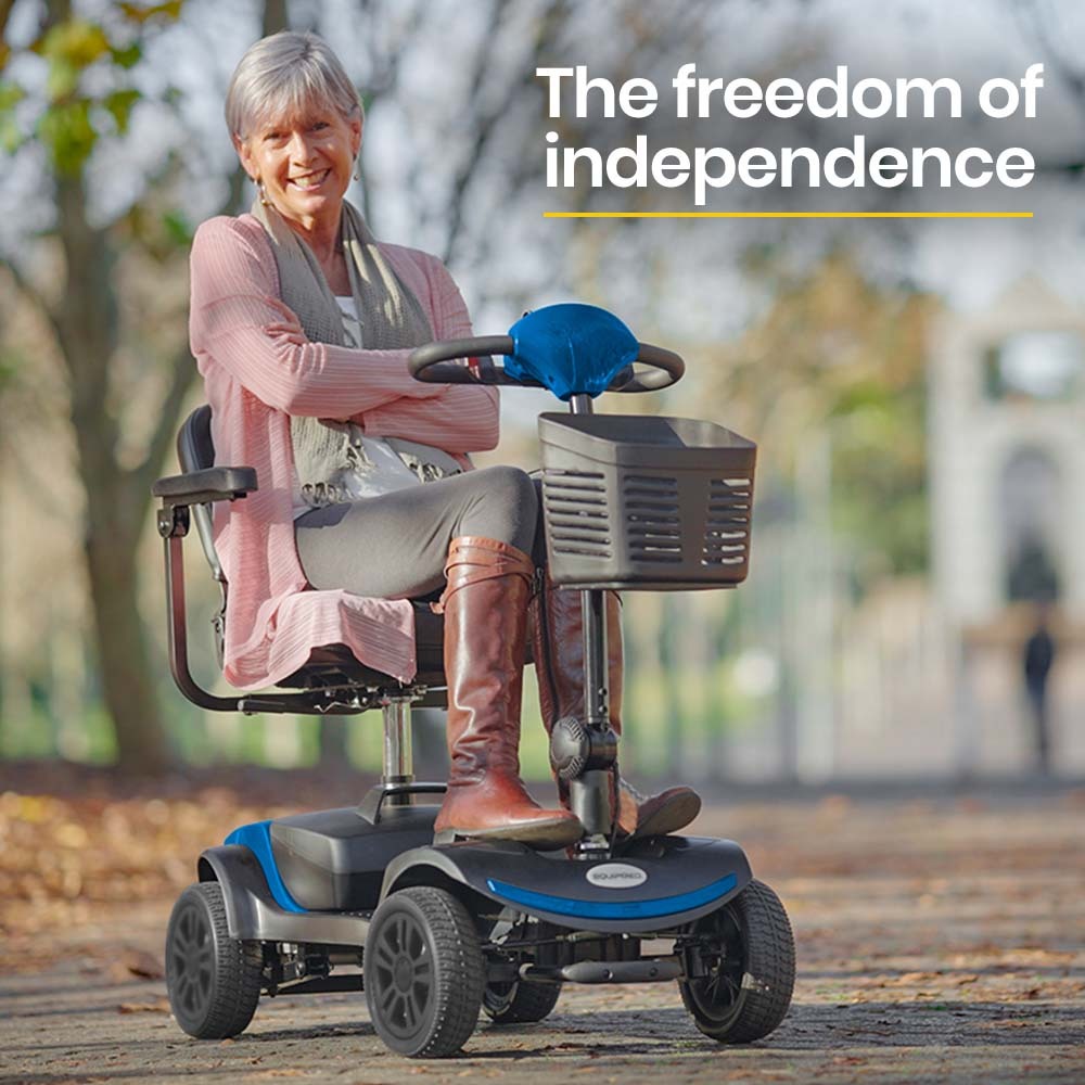 Equipmed SmartRider Electric Mobility Scooter Portable Folding 25km
