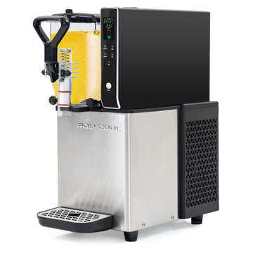 PolyCool 3L Slushie Machine Commercial Digital Self-Cleaning Stainless Steel