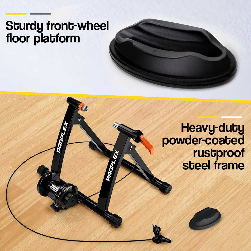PROFLEX Indoor Bike Trainer Magnetic Resistance Stand 6 Levels