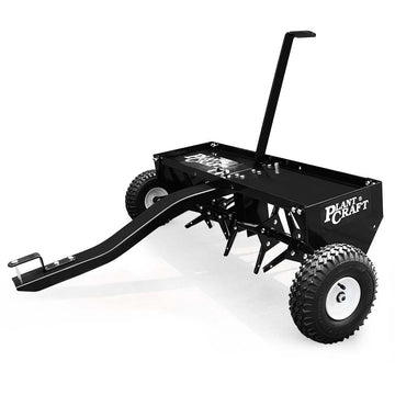 PlantCraft Tow Behind Lawn Aerator 1m Wide 24 Blade