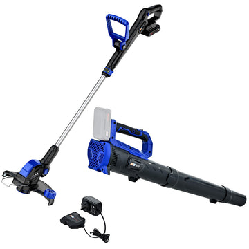 PowerBlade Cordless Leaf Blower and Line Trimmer Combo 20V 4.0Ah
