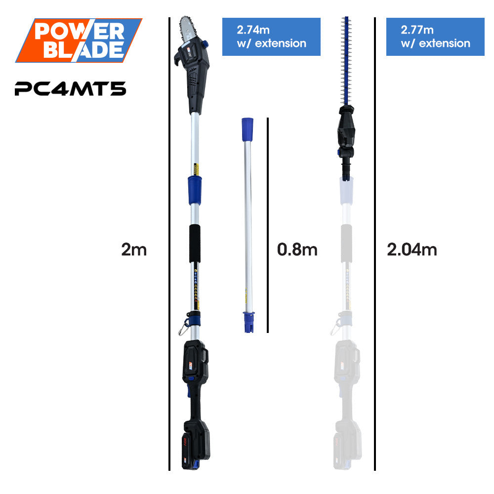PowerBlade 20V Cordless Pole Saw and Hedge Trimmer Combo Kit