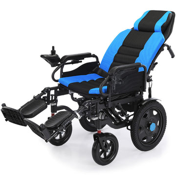 Equipmed Electric Wheelchair XL Bariatric 52cm Seat 20km Range Recline