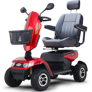Equipmed ProRider Ultra Heavy Duty Mobility Scooter 200kg 55km Red