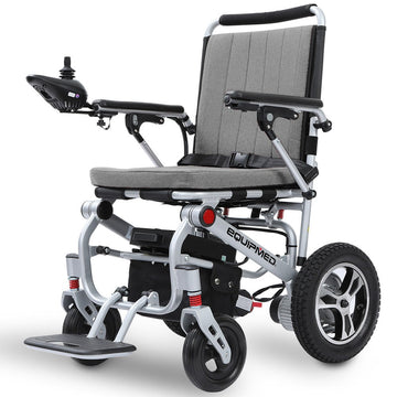 Equipmed Ultra Light Power Wheelchair Airline Approved 15km Range Aluminium