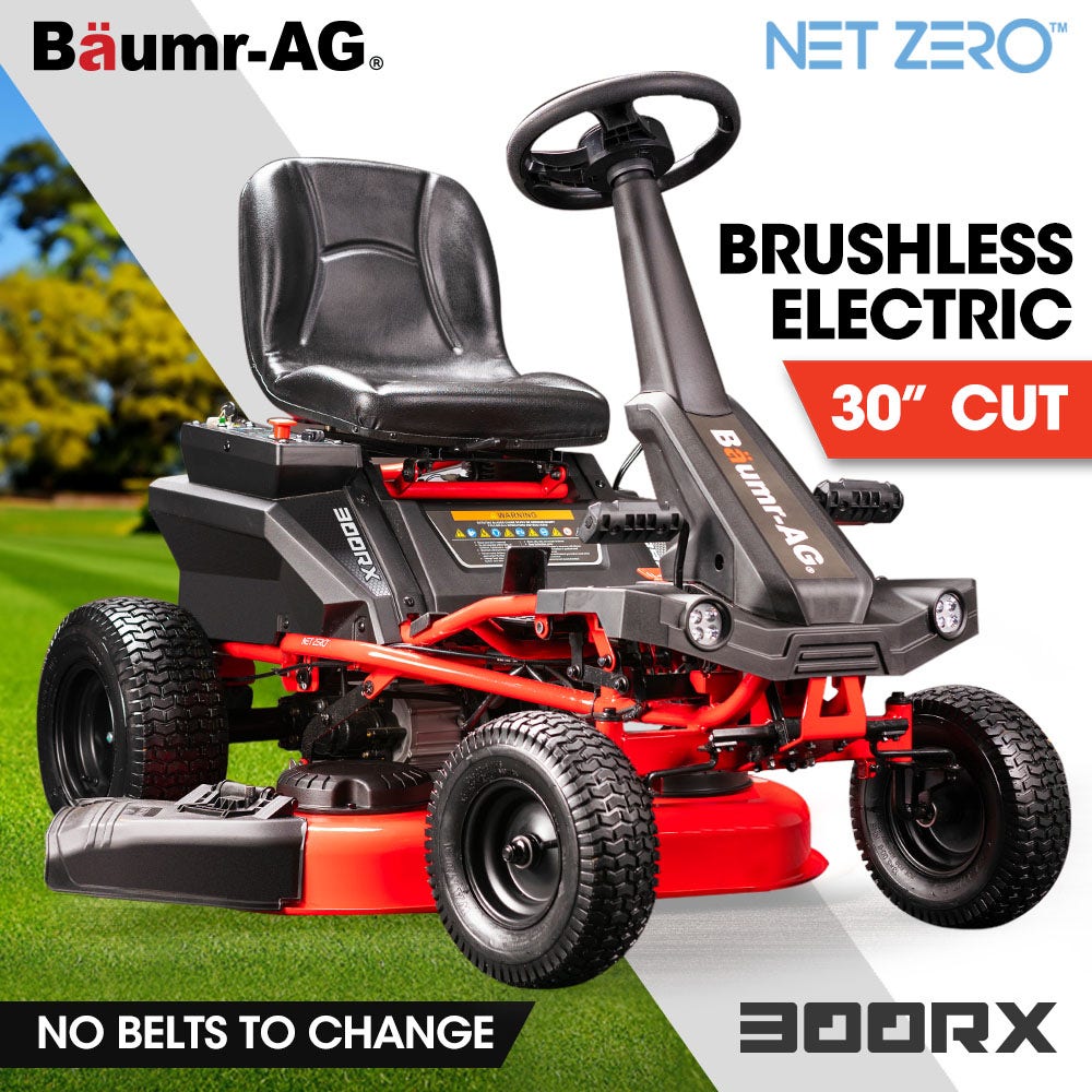 Baumr-AG 48V Electric Ride-On Lawn Mower 762mm