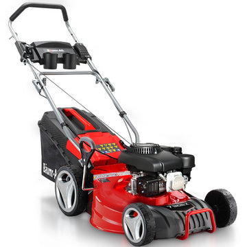 Baumr-AG 150cc Push Lawn Mower 18in Steel Deck