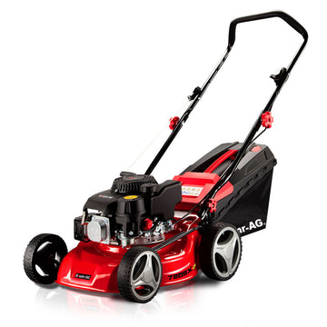 Baumr-AG 139cc Petrol Push Lawn Mower 420mm Steel Deck 45L