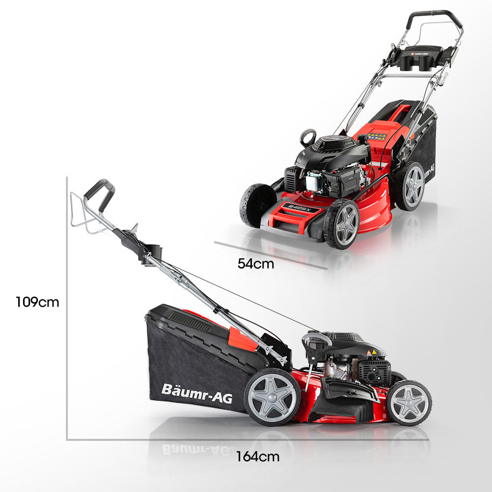 Baumr-AG Self-Propelled Petrol Lawn Mower 220cc 4-Stroke 510mm