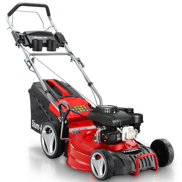 Baumr-AG 150cc Self-Propelled Petrol Lawnmower 460mm Steel Deck 55L