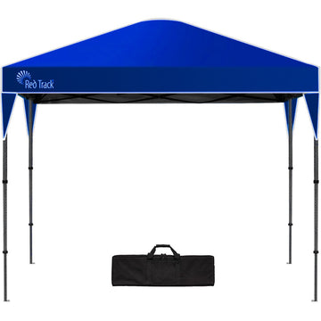 Red Track Ultra Compact Folding Gazebo 3.6x2.2m Navy Blue