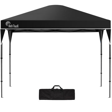Red Track Ultra Compact Folding Gazebo 3.6x2.2m Black