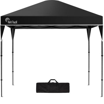 Red Track Ultra Compact Pop Up Gazebo 3x3m Black