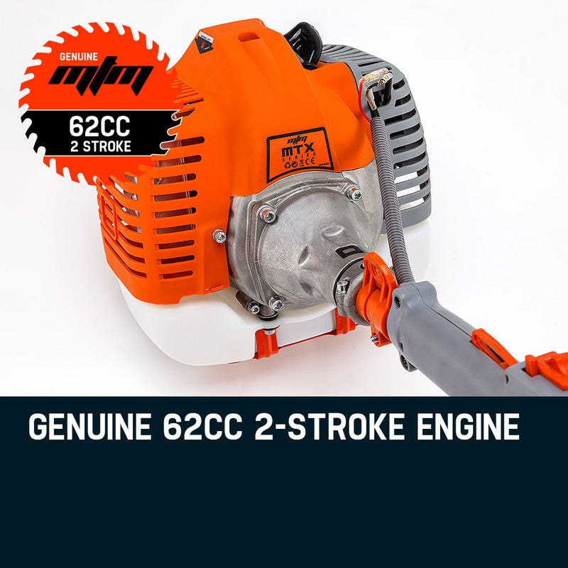 MTM 62CC Long Reach Pole Chainsaw and Hedge Trimmer 5m