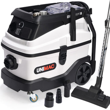 UNIMAC 30L Dust Extractor Wet and Dry Vacuum 1600W HEPA