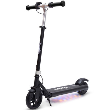 Alpha Edge Electric Scooter for Kids Teens 16km/h Bluetooth LED Black