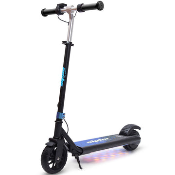 Alpha Edge Electric Scooter for Kids Teens 16km/h Bluetooth LED Blue