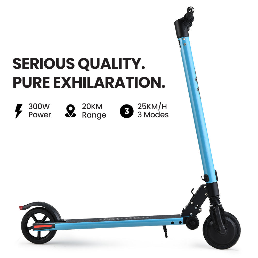 Alpha Peak Electric Scooter 300W 20km Range Blue