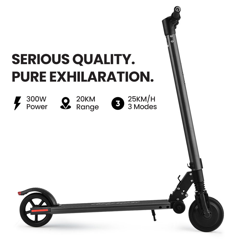 ALPHA Peak Electric Scooter 300W 20km Range Folding Black